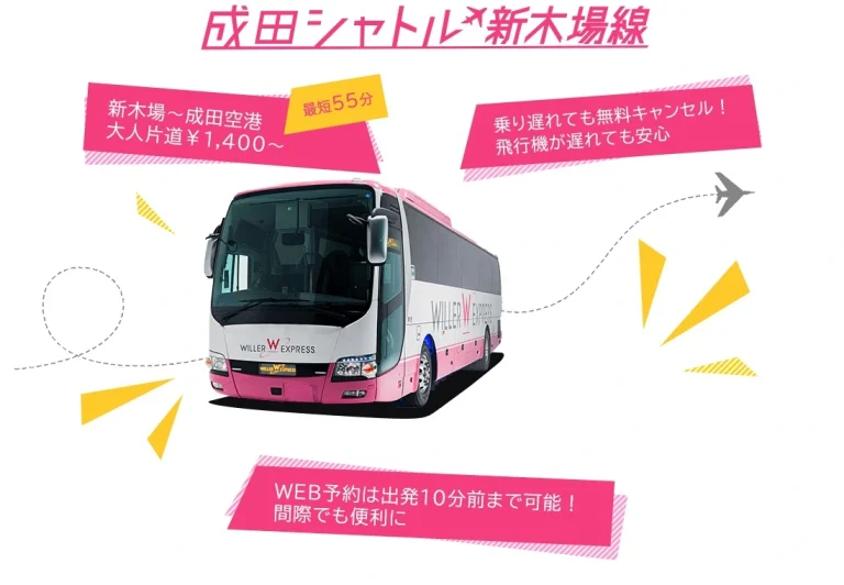 成田シャトル新木場線 時刻表與價格公布,55分鐘直達成田空港 成田シャトル新木場線 時刻表與價格公布,55分鐘直達成田空港