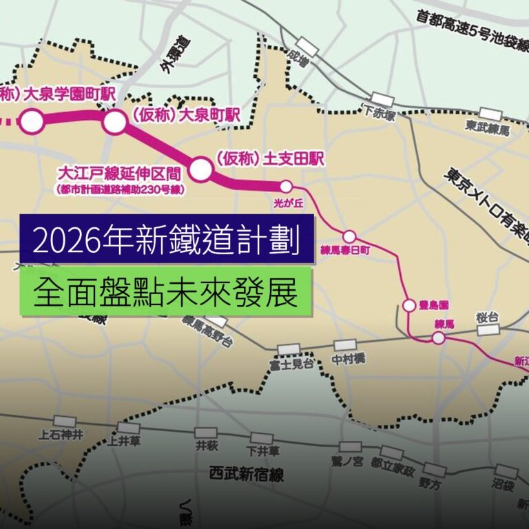 2026年新鐵道計劃大盤點 2026年新鐵道計劃大盤點