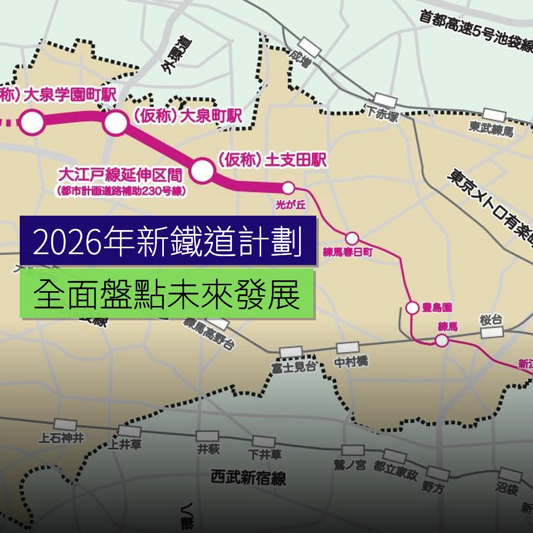 2026年新鐵道計劃大盤點 - 精選圖片