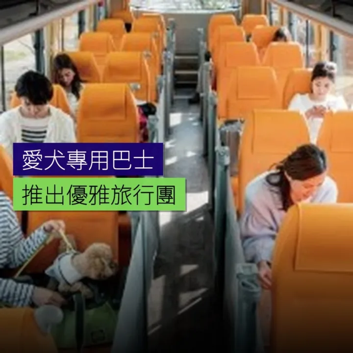 愛犬專用巴士推出優雅旅行團 愛犬專用巴士推出優雅旅行團