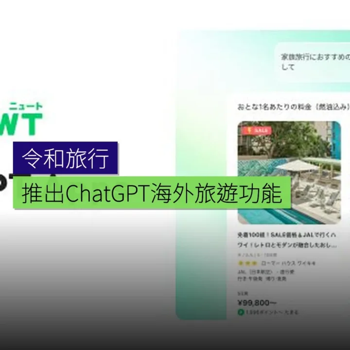 令和旅行推出ChatGPT海外旅遊搜尋功能 - 精選圖片