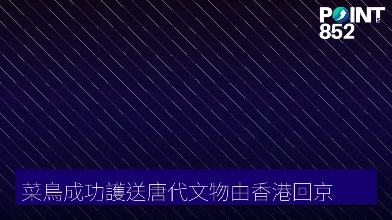 菜鳥成功護送唐代文物由香港回京 菜鳥成功護送唐代文物由香港回京