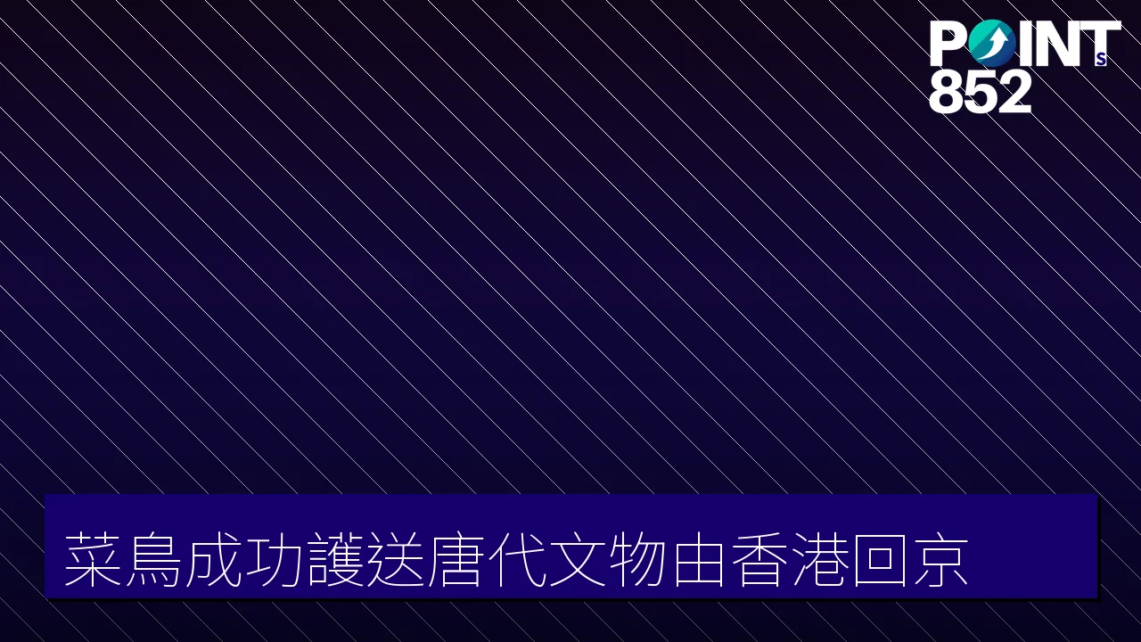 菜鳥成功護送唐代文物由香港回京 菜鳥成功護送唐代文物由香港回京