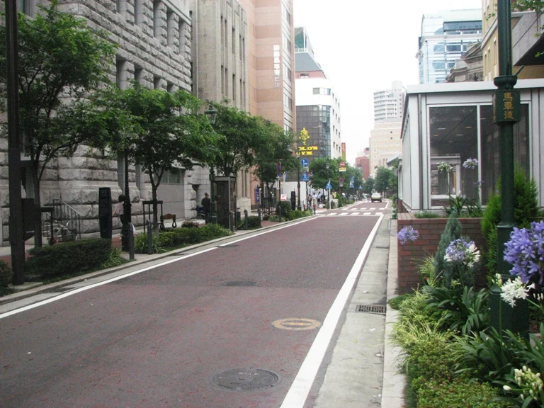 橫濱馬車道街景