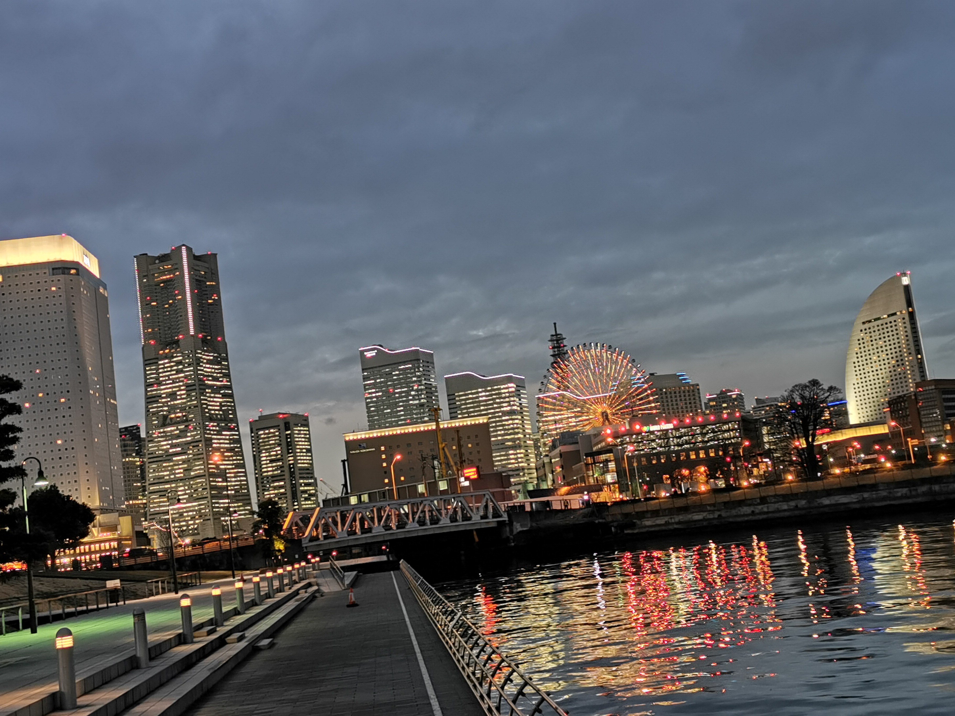 橫濱港未來夜景