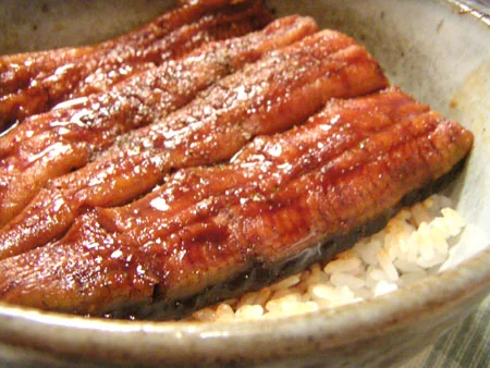 鰻魚丼示意圖