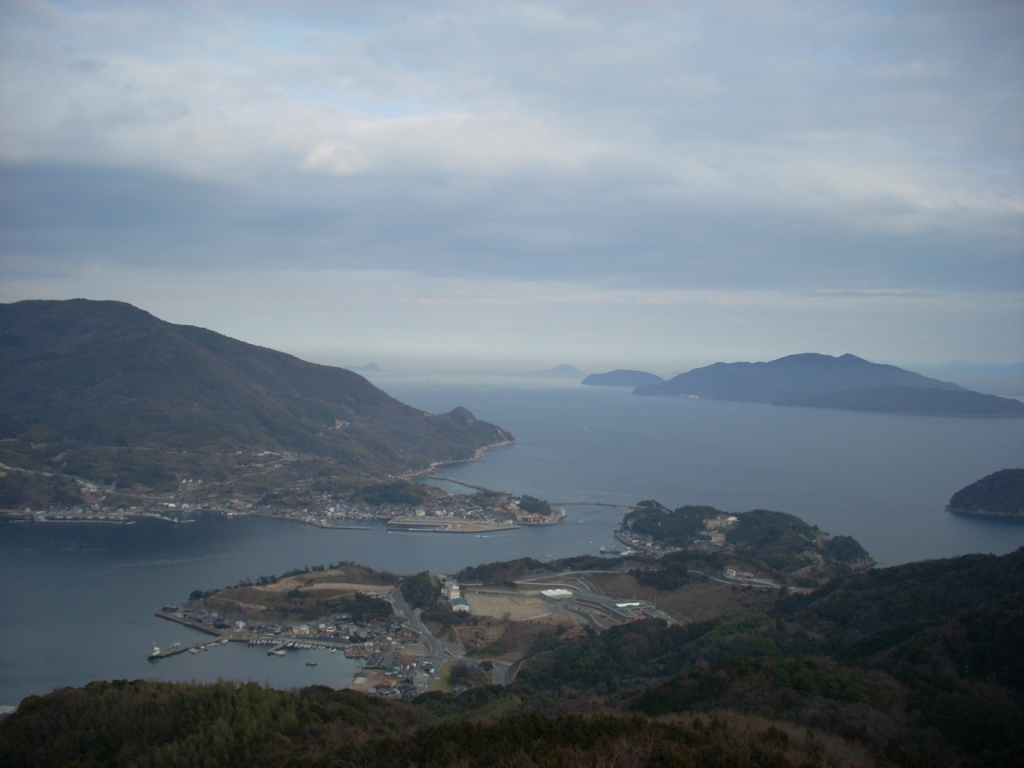 上盛山展望台俯瞰瀬戸內海景色