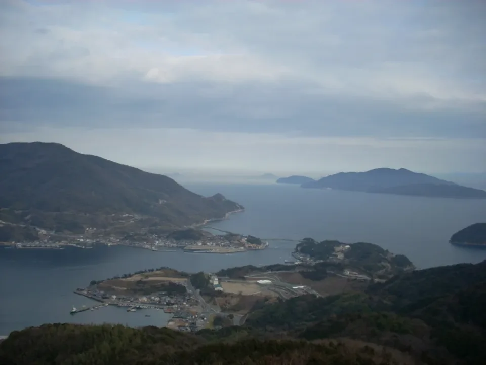 上盛山展望台俯瞰瀬戸內海景色
