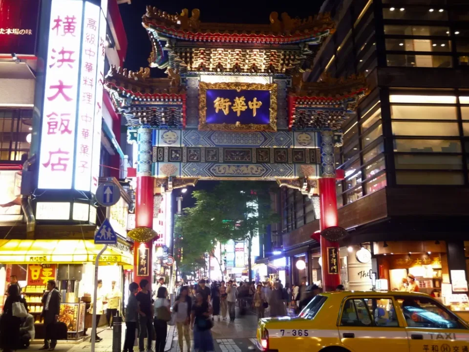 橫濱中華街善鄰門夜景