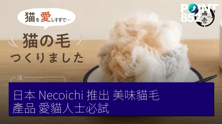 日本 Necoichi 推出美味貓毛產品，愛貓人士必試！