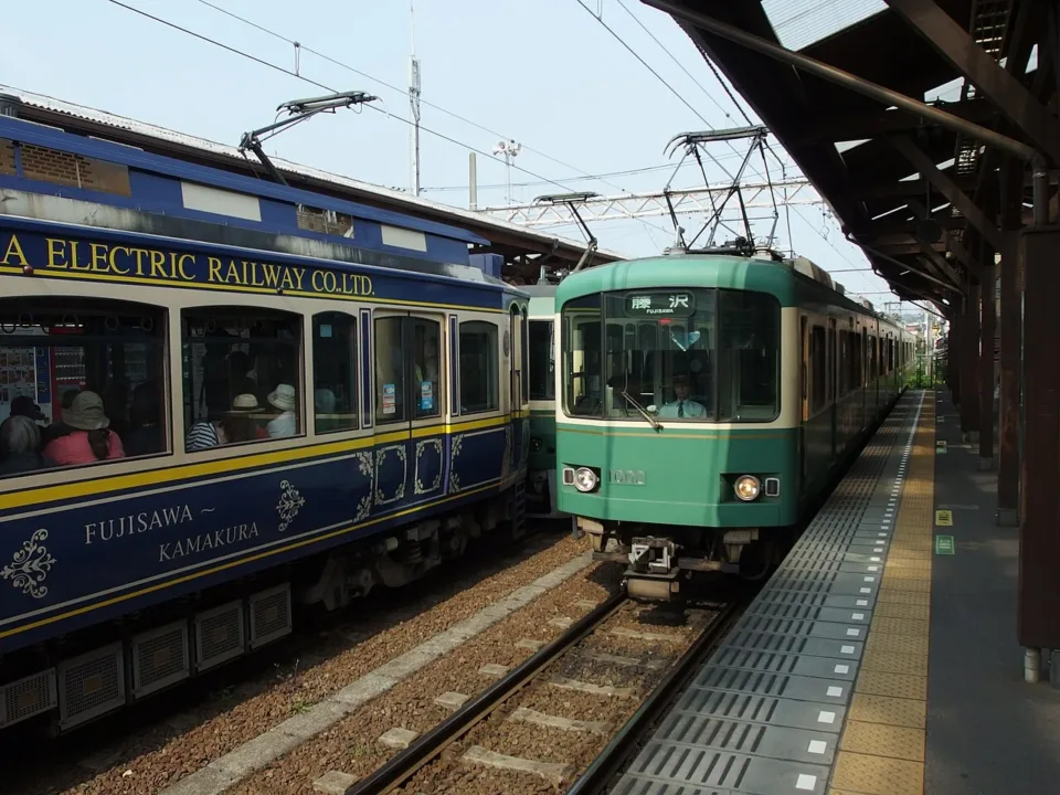 江之電連接藤澤與鎌倉的電車