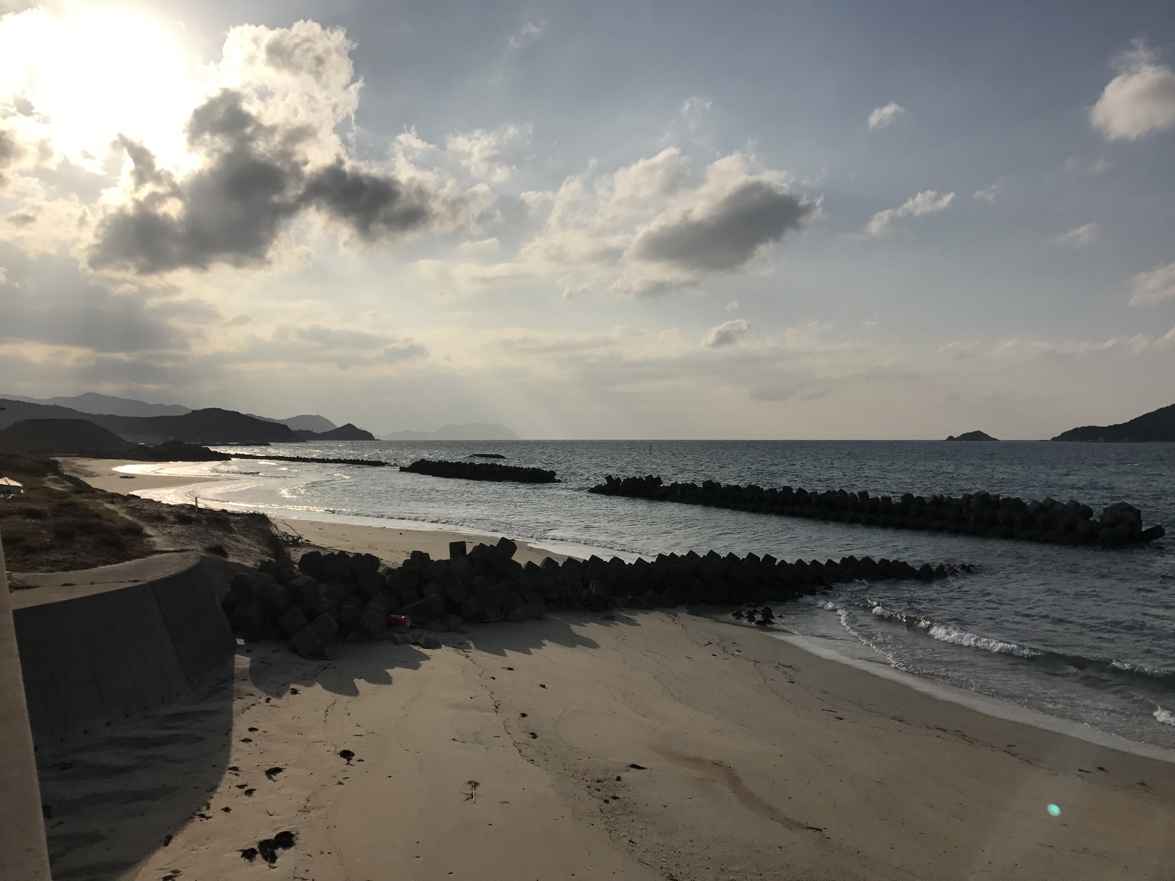 響灘上的蓋井島