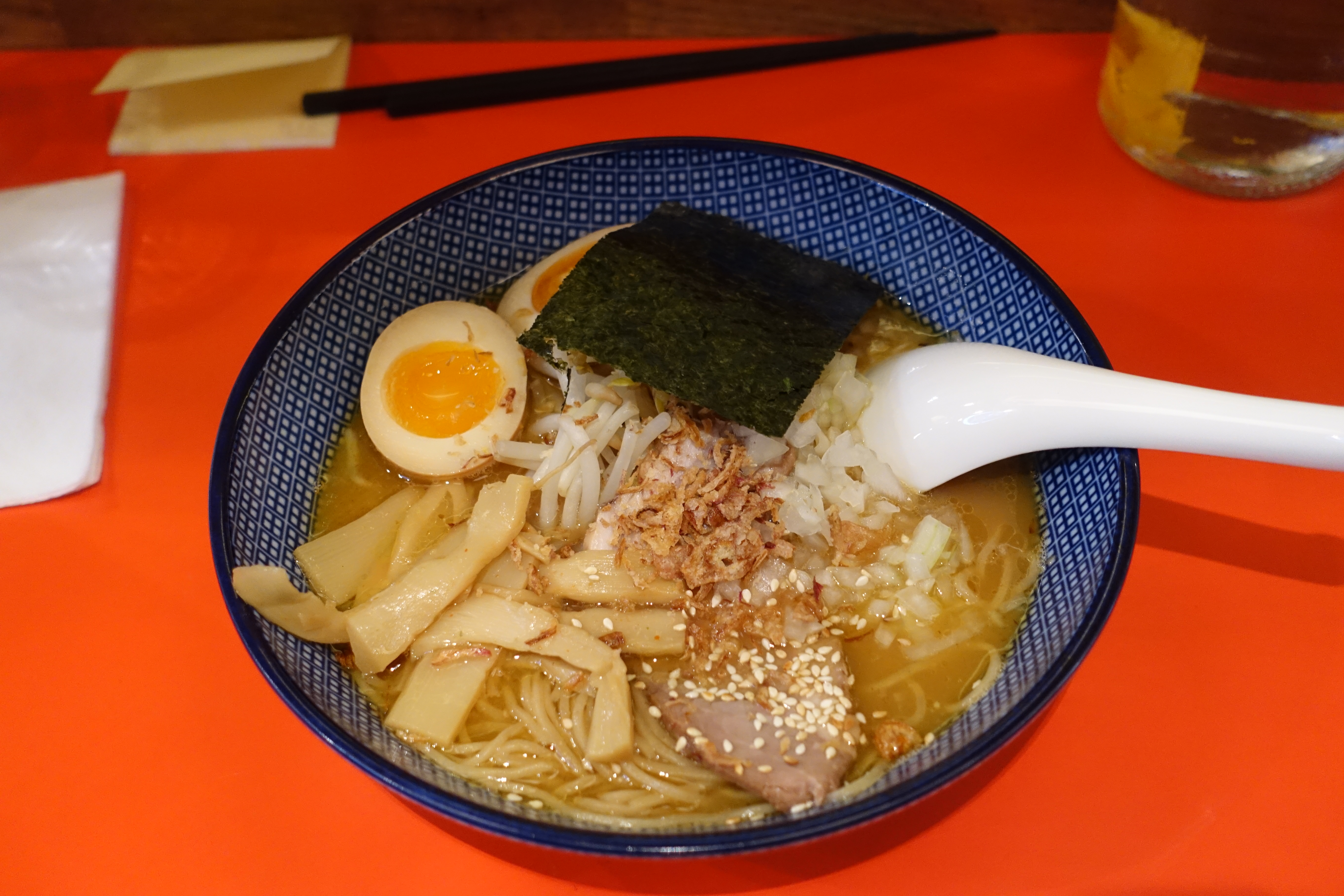 鶏白湯拉麵示意圖