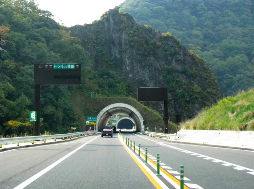 日本山陰自動車道的高速公路路段