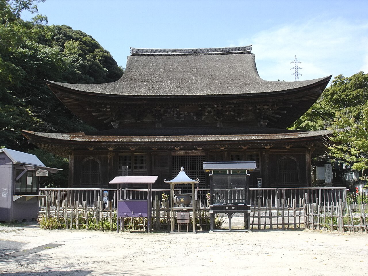 功山寺的國寶佛殿