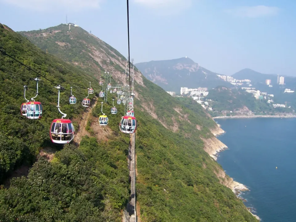 香港海洋公園登山纜車
