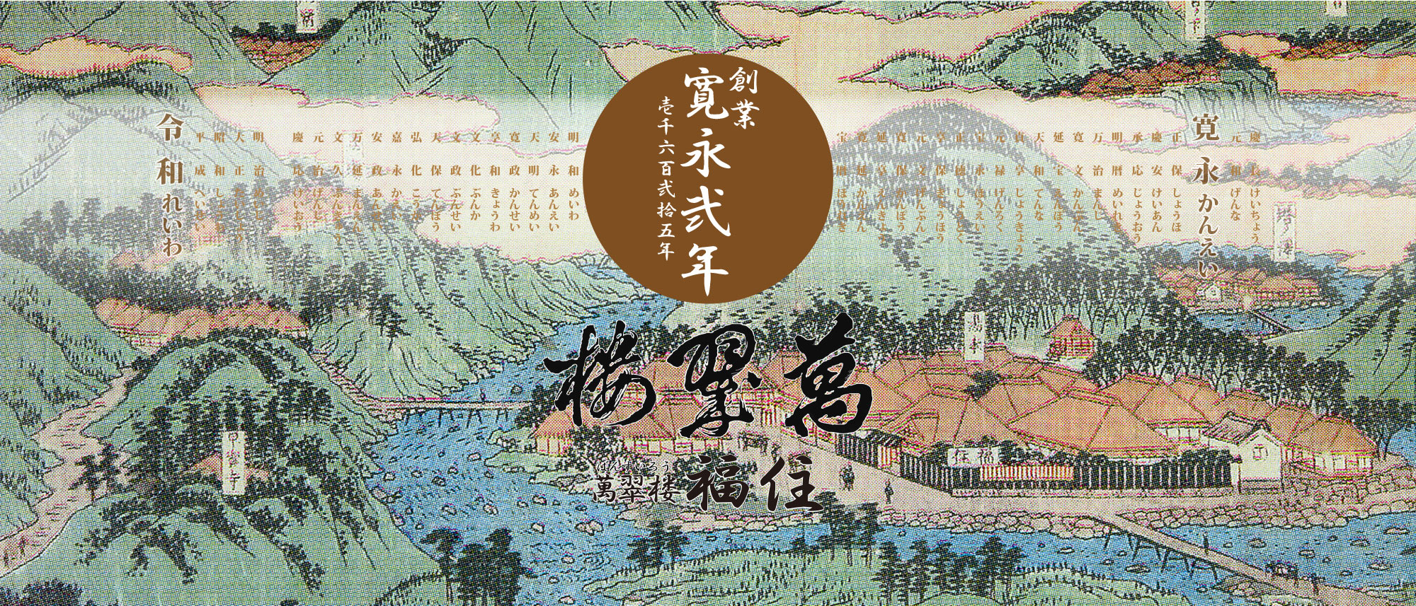 萬翠樓福住的歷史繪圖