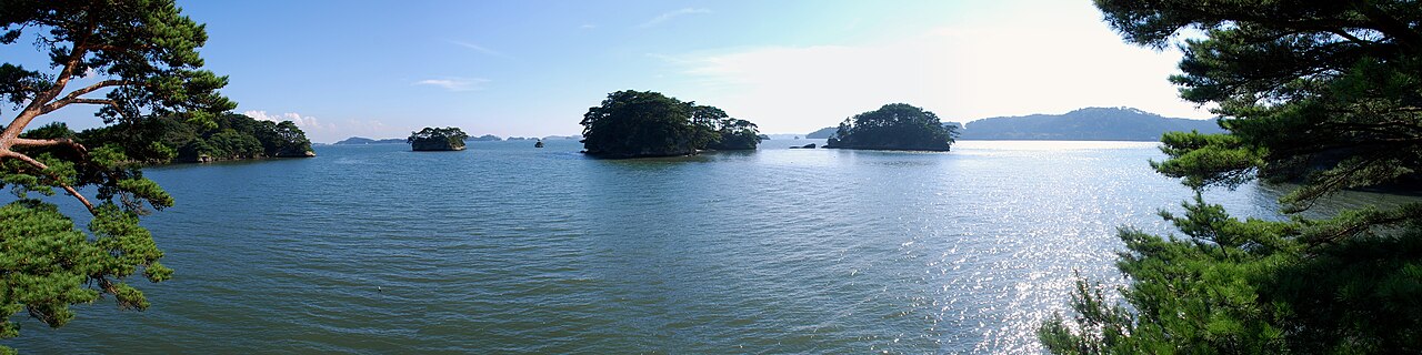 松島灣一帶風光(圓通院所在的松島)