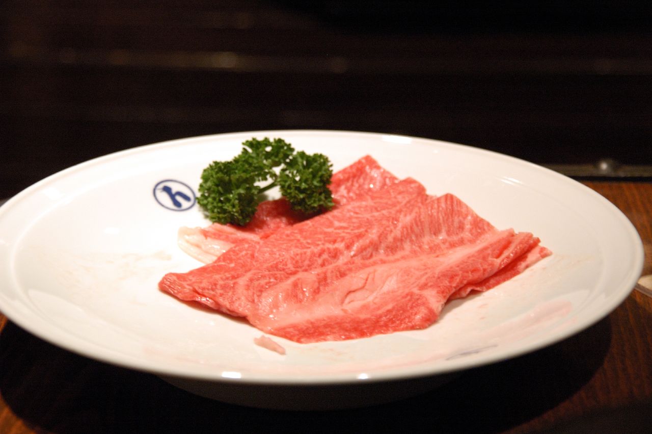油花細密的和牛肉