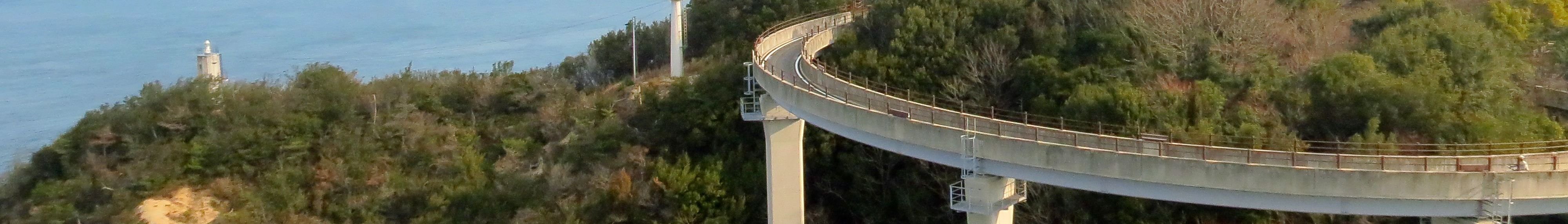騎單車橫越島波海道跨海大橋