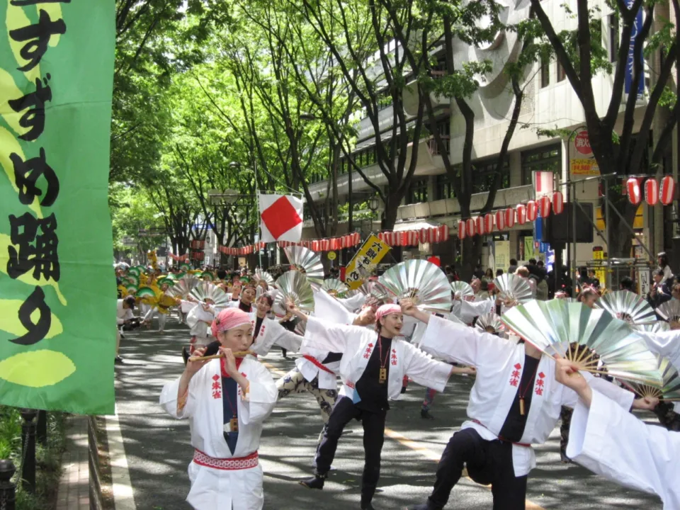 仙台雀踊表演