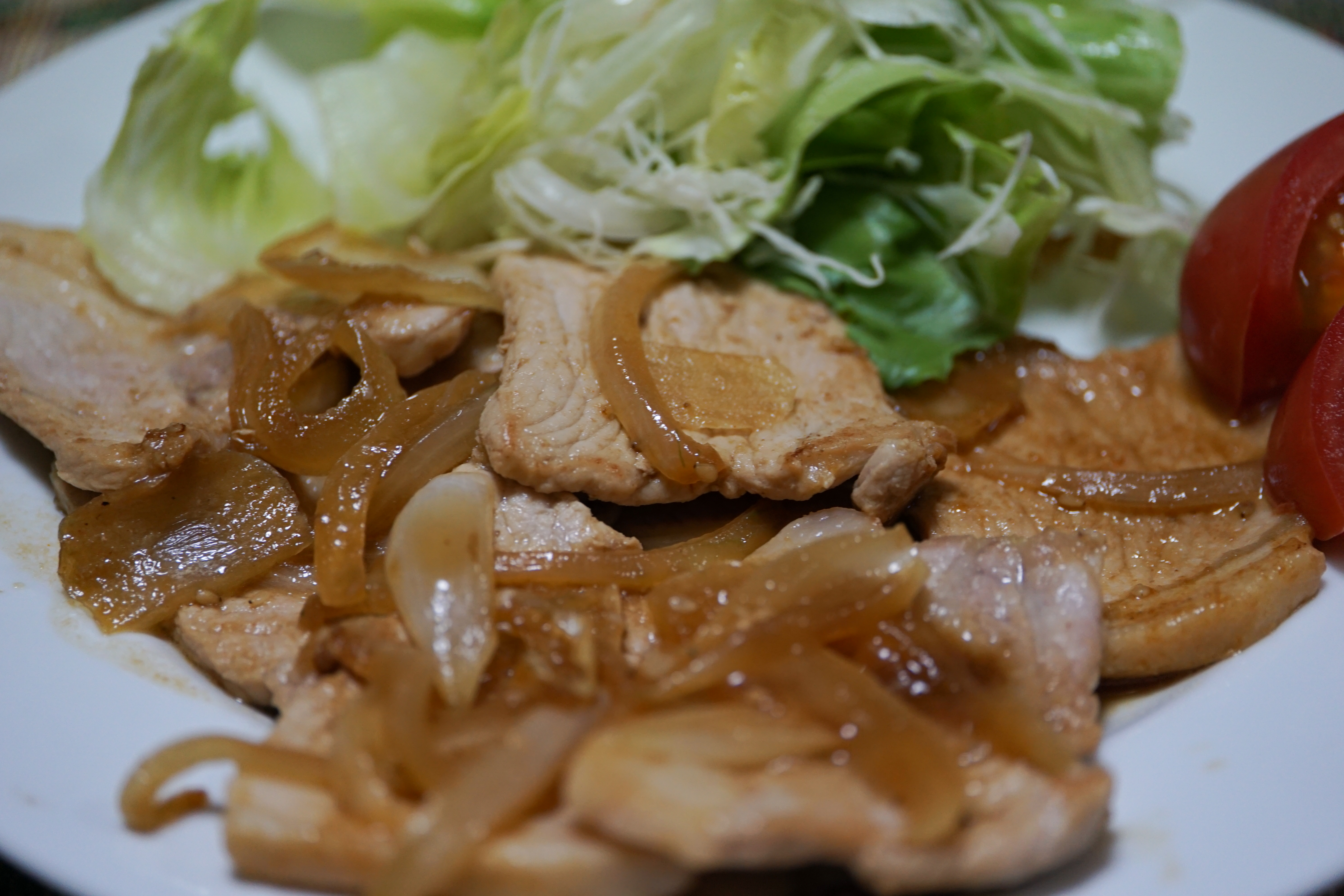 日式薑燒豬肉定食