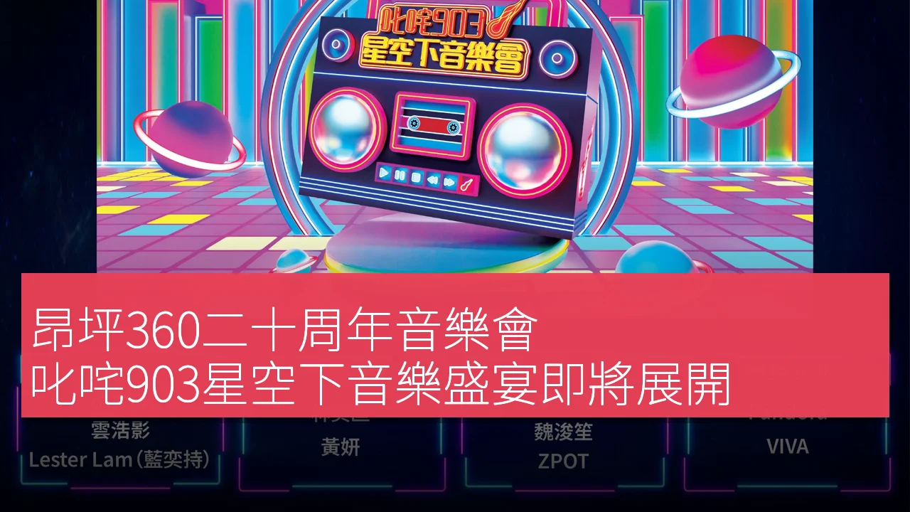 昂坪360二十周年音樂會:叱咤903星空下音樂盛宴即將展開 昂坪360二十周年音樂會:叱咤903星空下音樂盛宴即將展開