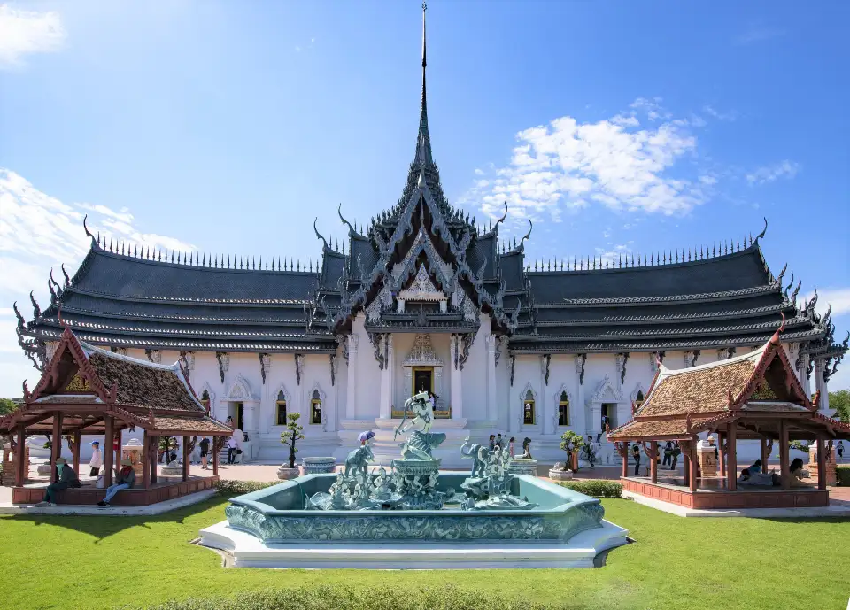 暹羅古城園區全景