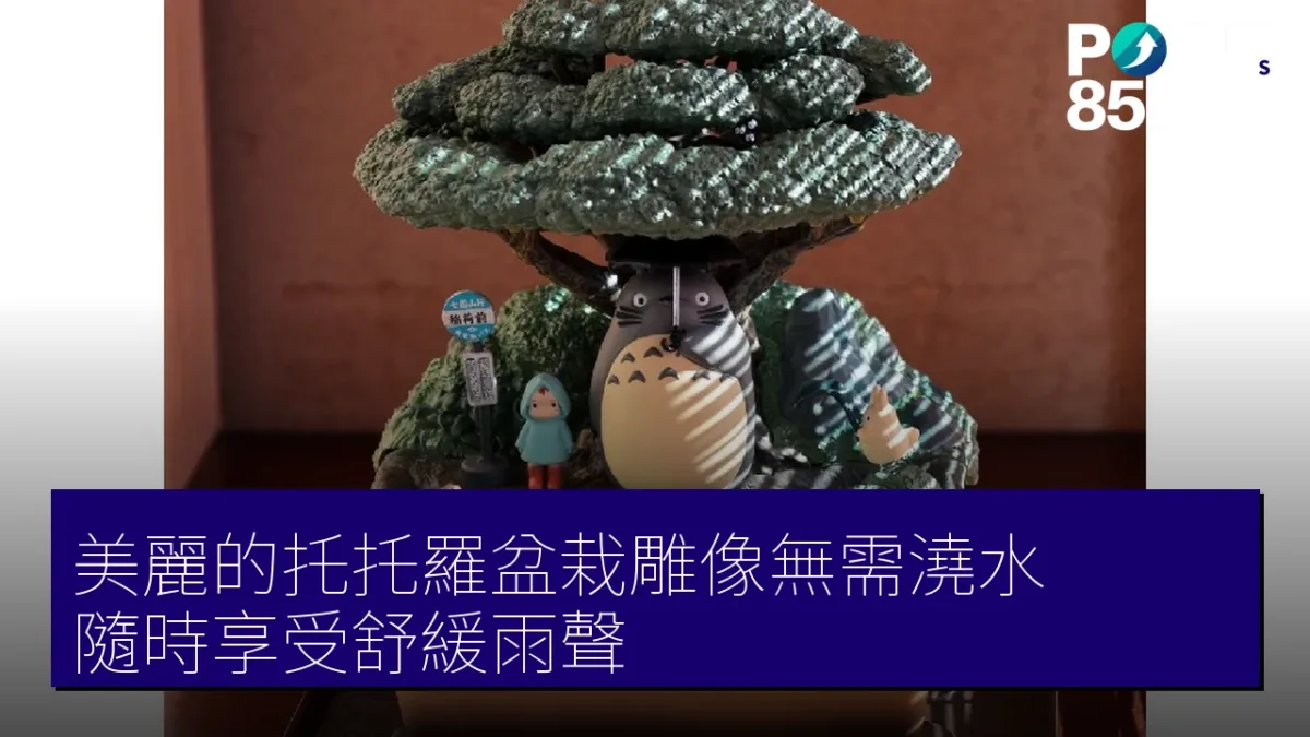 美麗的托托羅盆栽雕像無需澆水 隨時享受舒緩雨聲 美麗的托托羅盆栽雕像無需澆水 隨時享受舒緩雨聲