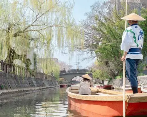 船夫撐篙