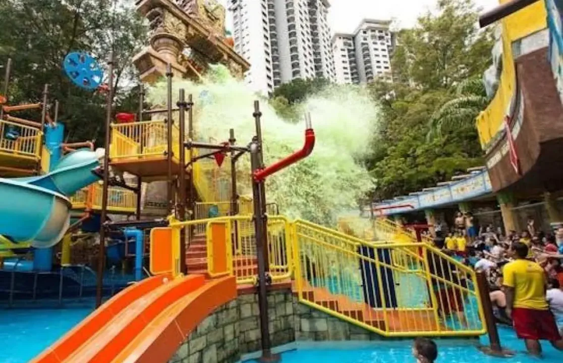 雙威水上樂園全景