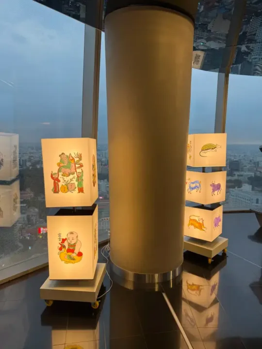 觀景台夜景燈飾裝置