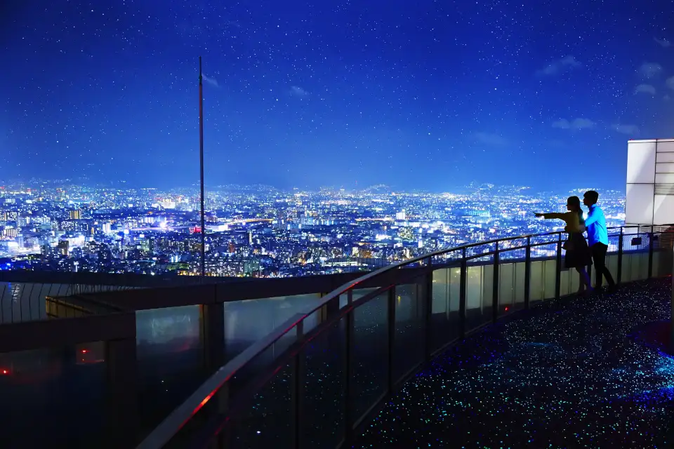 展望台夜景燈光