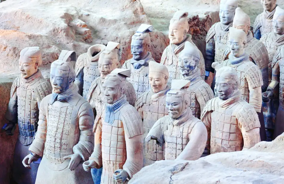兵馬俑一號坑全景